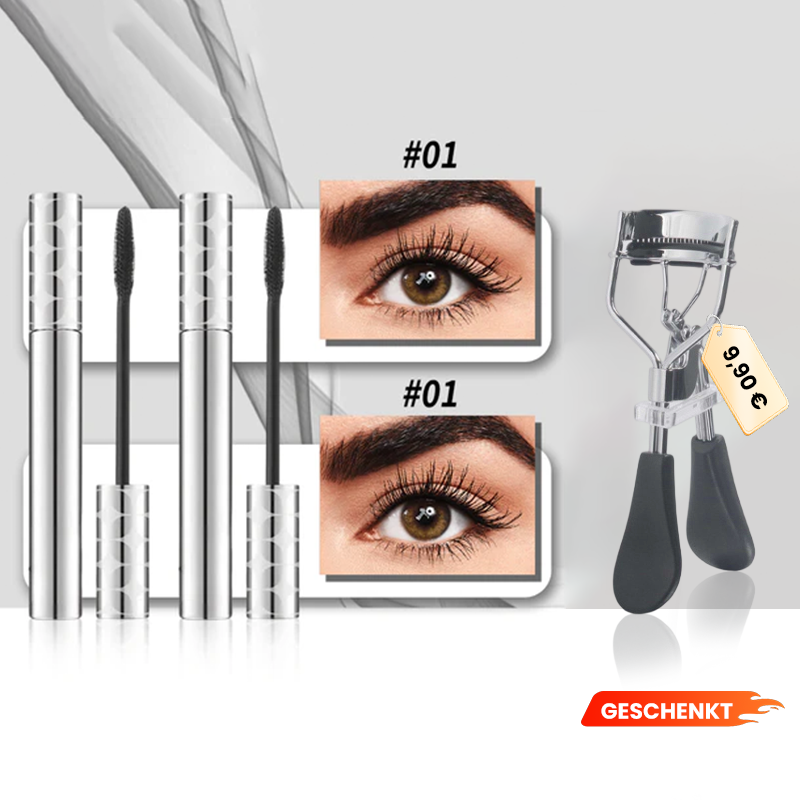🔥Begrenset tilbud: Kjøp 2 få 1 gratis⚡Tubing Mascara i Svart og Brun, 2-pakking for øyevimpemakeup