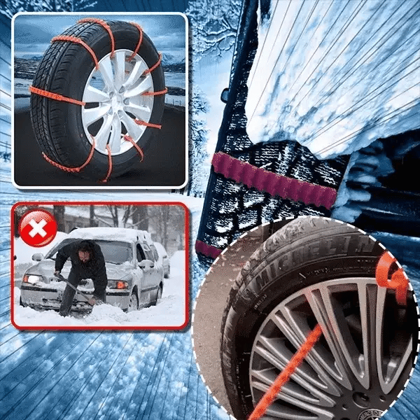 🔥 Vinterhett salg 🚗 Super slitesterke antisklikjettinger for bil