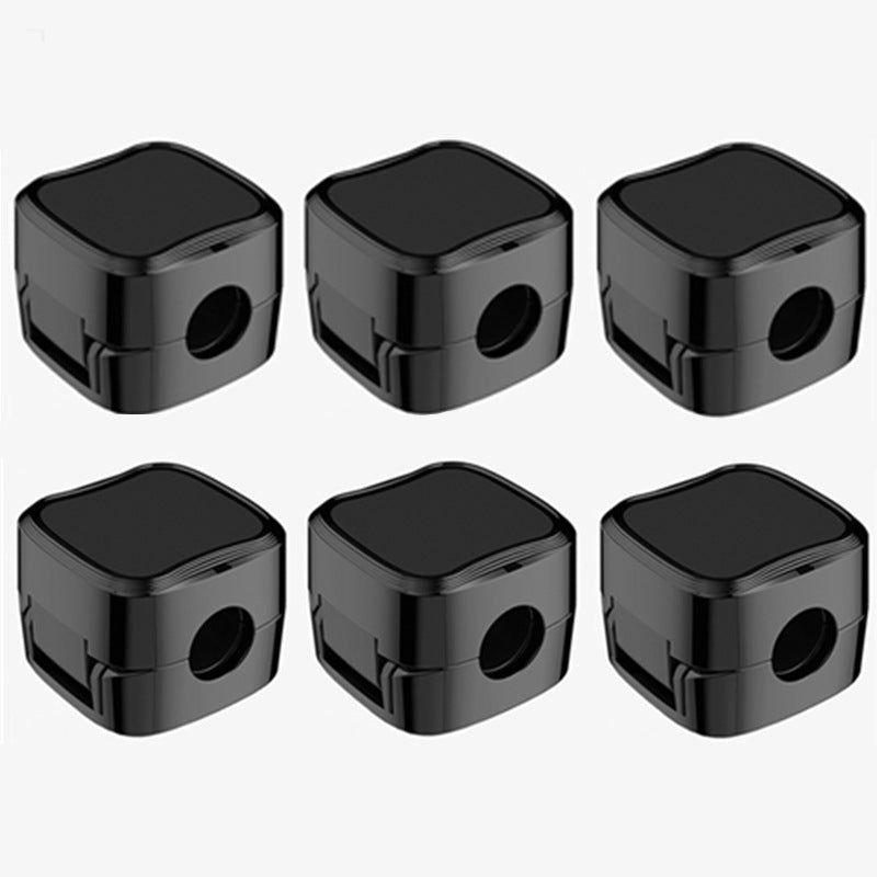 Magnetisk kabelklipsholder - sett med 6 deler