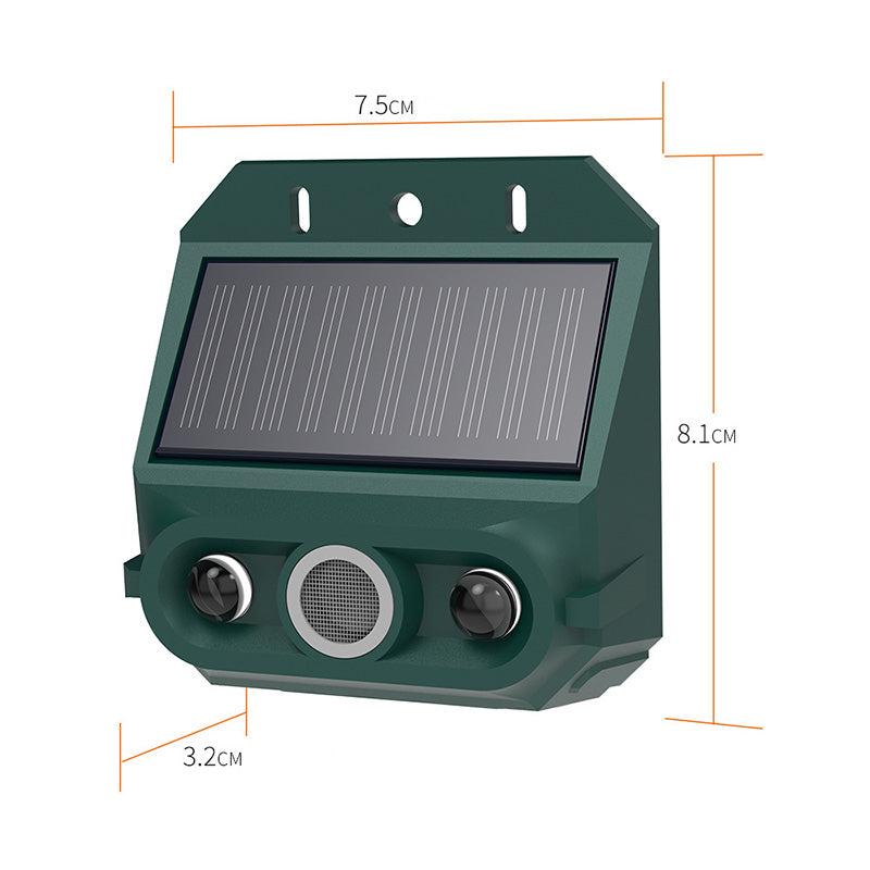 🥳2026 HOT SALG🥳💞50 000+ SOLGT!🌳🔊 50% RABATT! Solcelledrevet dyreavskrekker – Ultralyd + blinkende lys. Værbestandig, 24/7 beskyttelse. Hold skadedyr unna naturlig. 🏡💚