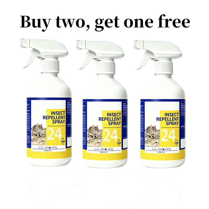 🐭🚫 50 % RABATT! Universell gnageravvisende spray – Plantebasert, luktfri og langvarig – Holder mus, rotter og lignende unna – Perfekt for kjeller, garasje, hage og bil ✨
