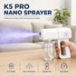 🥳2026 HETSALG🥳💞OVER 50 000 SOLGT!🚗🏠 50% RABATT! Trådløs nanospraypistol – justerbar tåke, ingen ledninger i veien. Perfekt til desinfisering og støvfjerning. En rengjøringsfavoritt! 🔫🌿