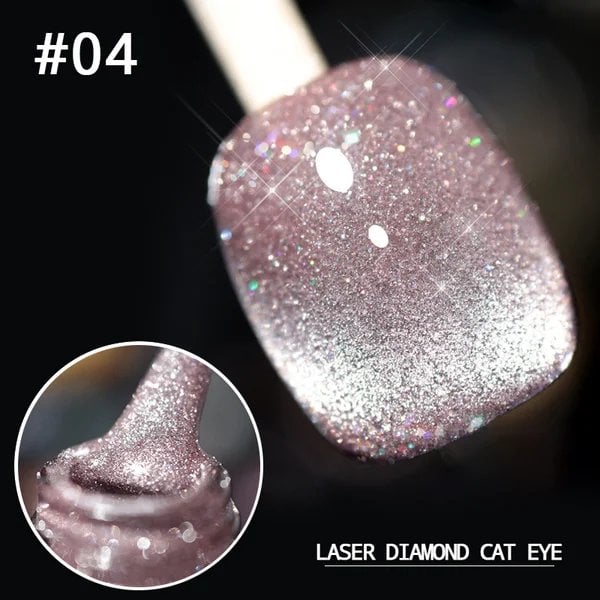 💅SISTE DAG MED 49 % RABATT💎Laser Diamond Cat Eye neglelakk💥Kjøp 1 få 1 gratis💥