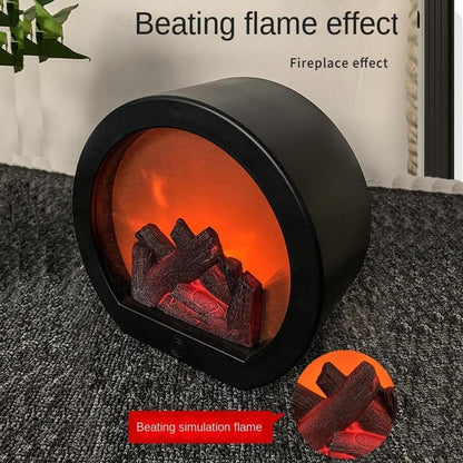 🎁 50 % RABATT! 💥 Flammeløs LED-peislykt – dekorativ lykt – realistisk flamme, trygg og oppladbar 🔥🕯️
