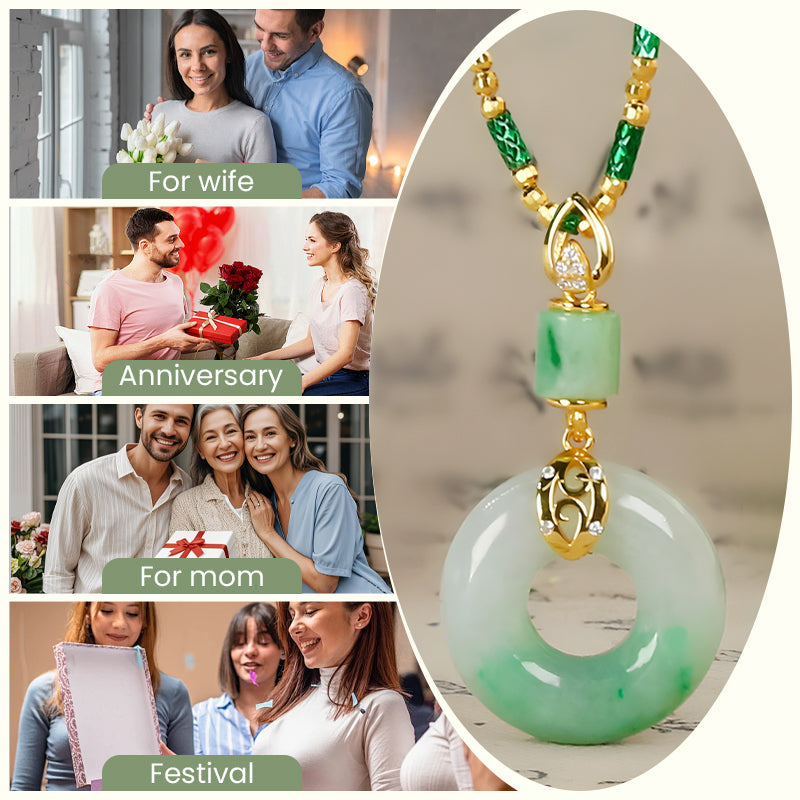⏳Begrenset tidsbegrenset 50 % rabatt⏰Hetian Jade Prayer Peace Buckle📿