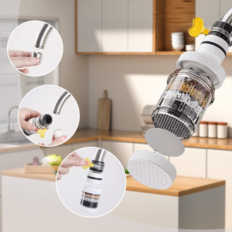 🚰 KJØP 2 FÅ 1 GRATIS! 💧 Vannfilter til kranen – Forbedrer smaken, reduserer urenheter og er enkel å installere 🚿