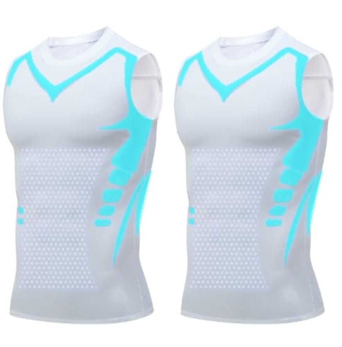 🔥 70 % RABATT NÅ! 💪 Slimoly® Ionic Shaping Vest – Kompresjon og kjøling – Former kroppen og ermeløs – Usynlig under klærne 🕶️