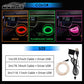 🚗✨ Bilinteriør LED Strip Atmosphere Lights Pro 🌈💡