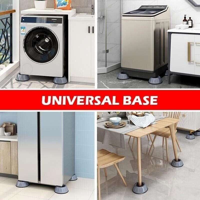 ✨ Siste dag – 50 % rabatt ✨🏡Støtte for vaskemaskin uten vibrasjoner – Beskytt gulvene dine og din ro