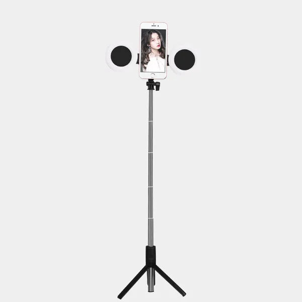 Ny 6-i-1 Trådløs Bluetooth Selfie-stang