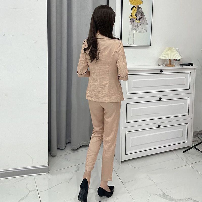 Kvinnemote Casual Business 3-delt sett (blazer+camisole+bukser)