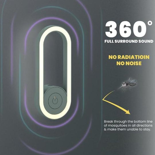2026 Hot Sale-Frekvenskonvertering Ultralyd Myggdreper med LED-søvnlampe
