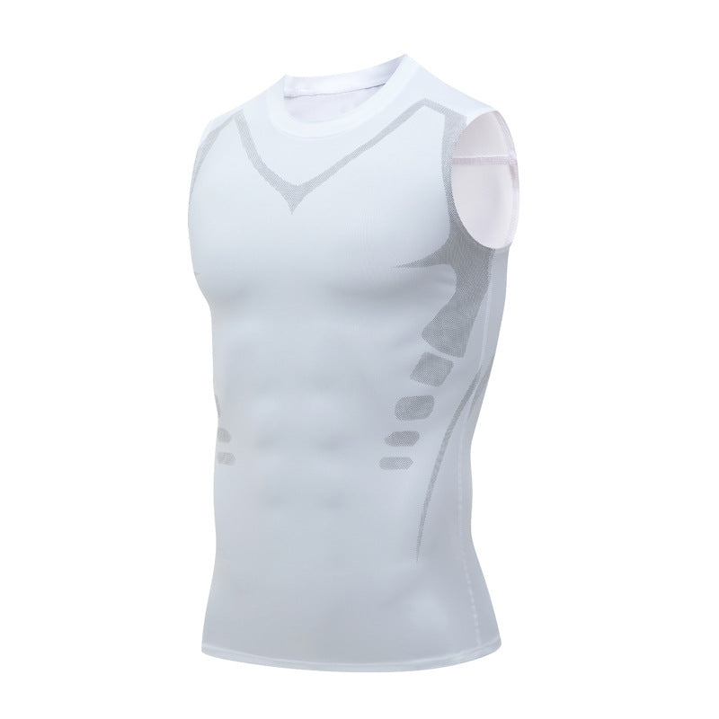 🔥 70 % RABATT NÅ! 💪 Slimoly® Ionic Shaping Vest – Kompresjon og kjøling – Former kroppen og ermeløs – Usynlig under klærne 🕶️