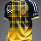 Herre t-skjorte med korte ermer, UK Football Lover Scotland, trykk, 03