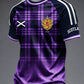 Herre t-skjorte med korte ermer, UK Football Lover Scotland, trykk, 03