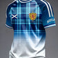 Herre t-skjorte med korte ermer, UK Football Lover Scotland, trykk, 03