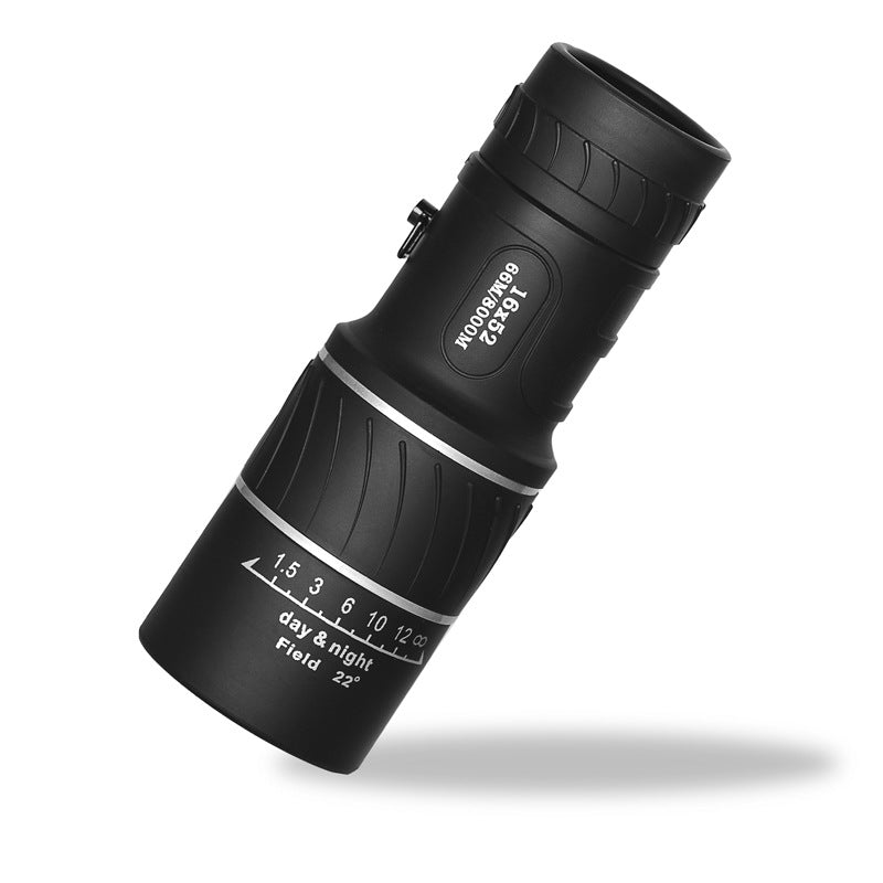 16X52 Monokulært teleskop med bifokal optisk zoom