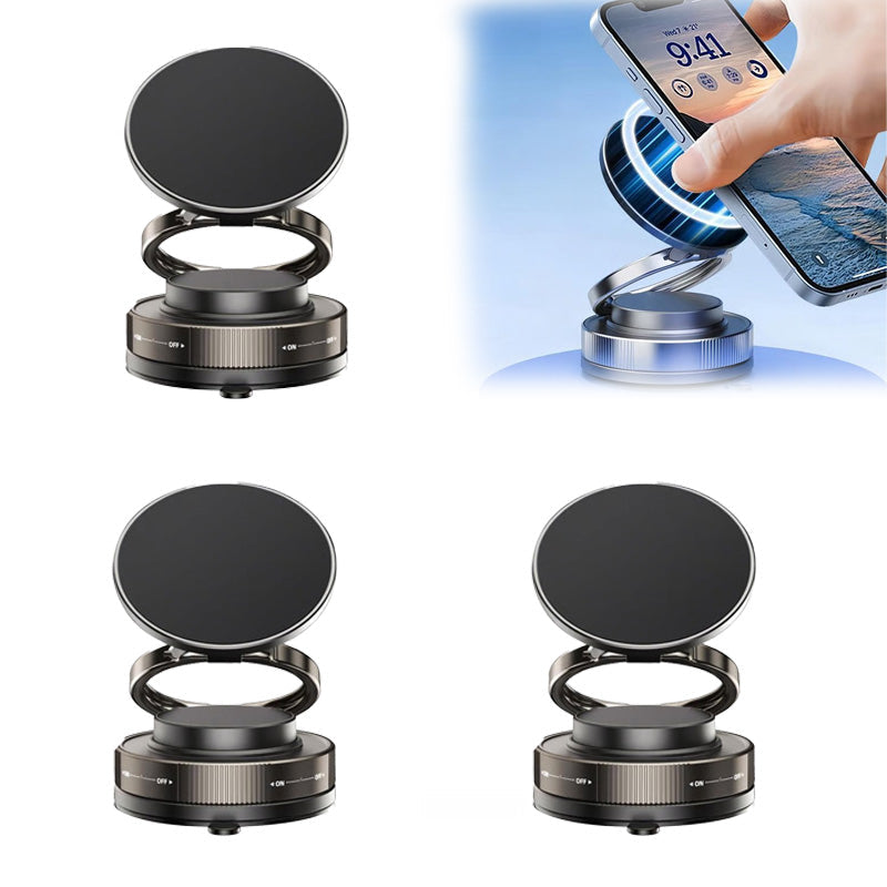 🔥Buy More Save More🔄360° justerbar magnetisk telefonholder med vakuum📱🚗