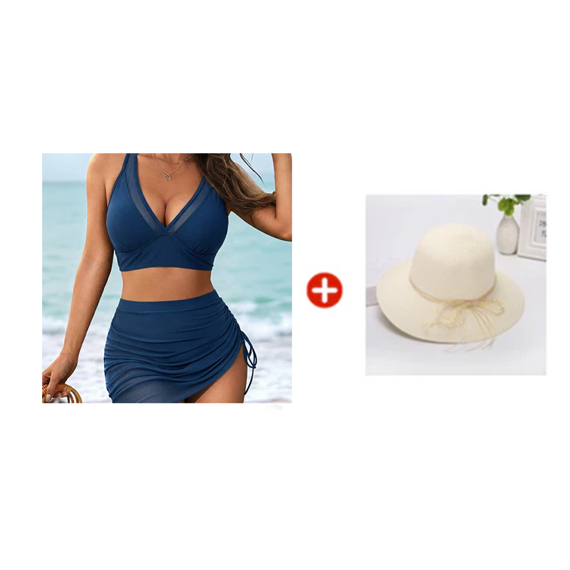 🏝️💖SISTE SALGSDAG 50 % RABATT💖👙Slankende badedrakt i netting med magekontroll