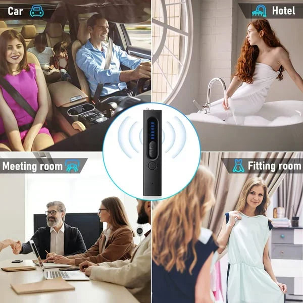 🕵️‍♂️ 50 % RABATT NÅ! ✨ Shadow X Pro™ – Detektor for skjulte kameraer og GPS med 5 søkemoduser og LCD-skjerm for personlig beskyttelse 📡🔒