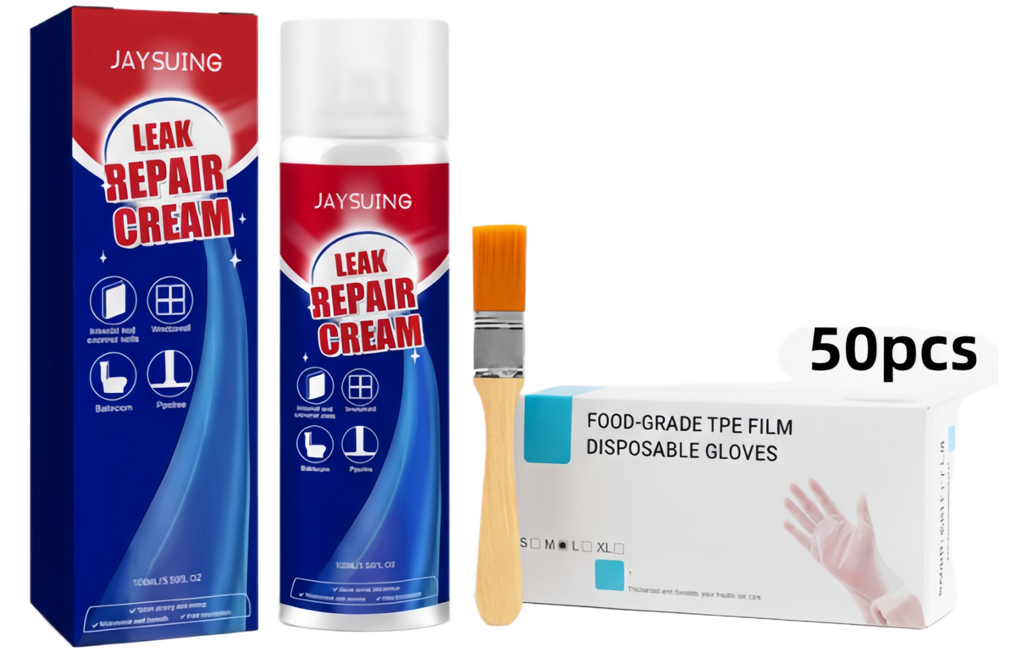 Vanntett tetningsmasse for reparasjon av lekkasjer