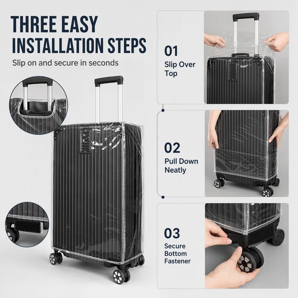 ✈️ 50 % RABATT!🧳 Vanntett og ripebestandig bagasjedeksel