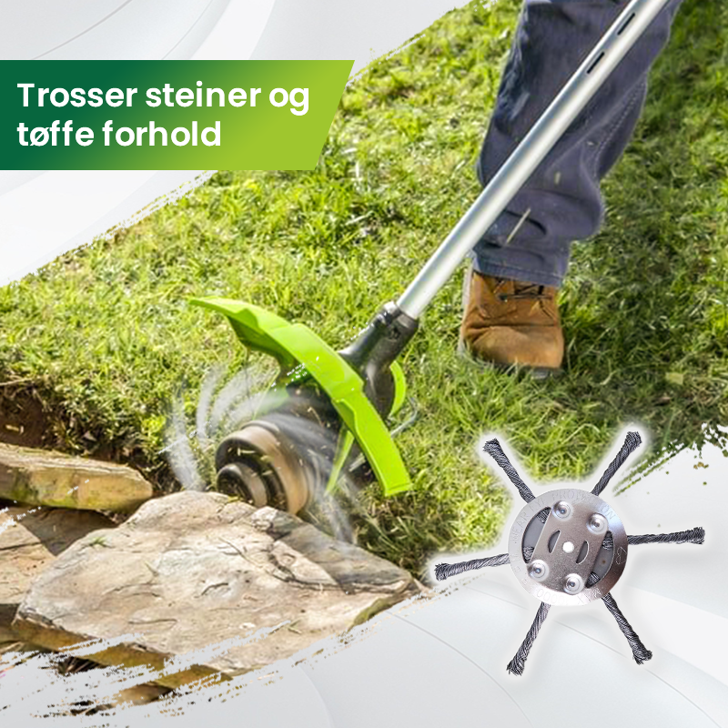 🎁Hett Salg 60% AV⏳Gresstrimmerhode laget av ståltråd🌳🏡