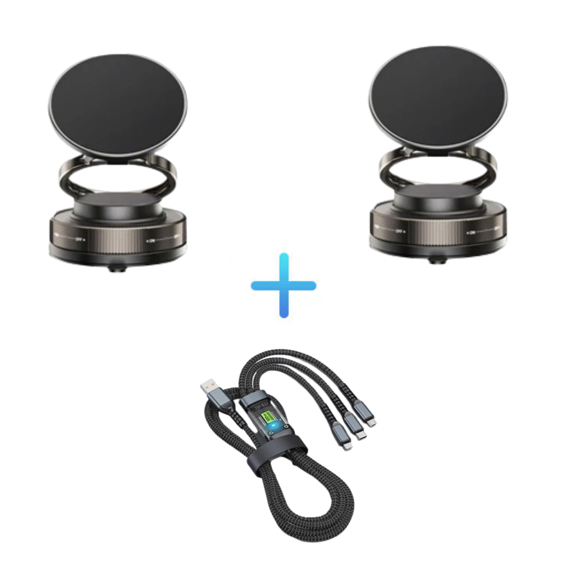 🔥Buy More Save More🔄360° justerbar magnetisk telefonholder med vakuum📱🚗