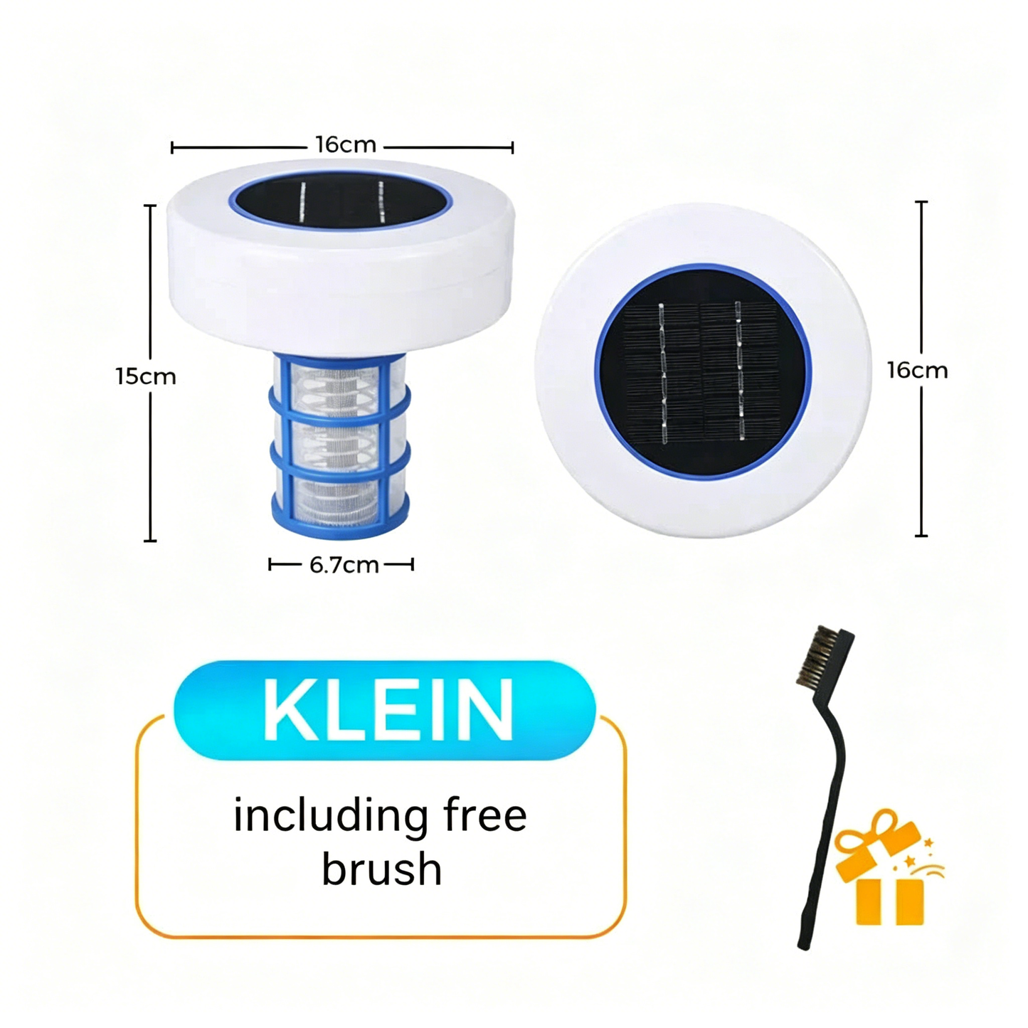 🏊‍♀️🌿💧 SLUT MER STERK KLOR! Solcelledrevet ionisator for basseng – Skånsom mot hud og øyne, naturlig rensing, holder vannet glitrende rent for familiemoro 🏖️🍃
