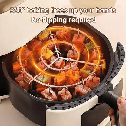 🔥 Spydholder til luftfryser | 360° jevn tilberedning, sprøtt og saftig! 🍢