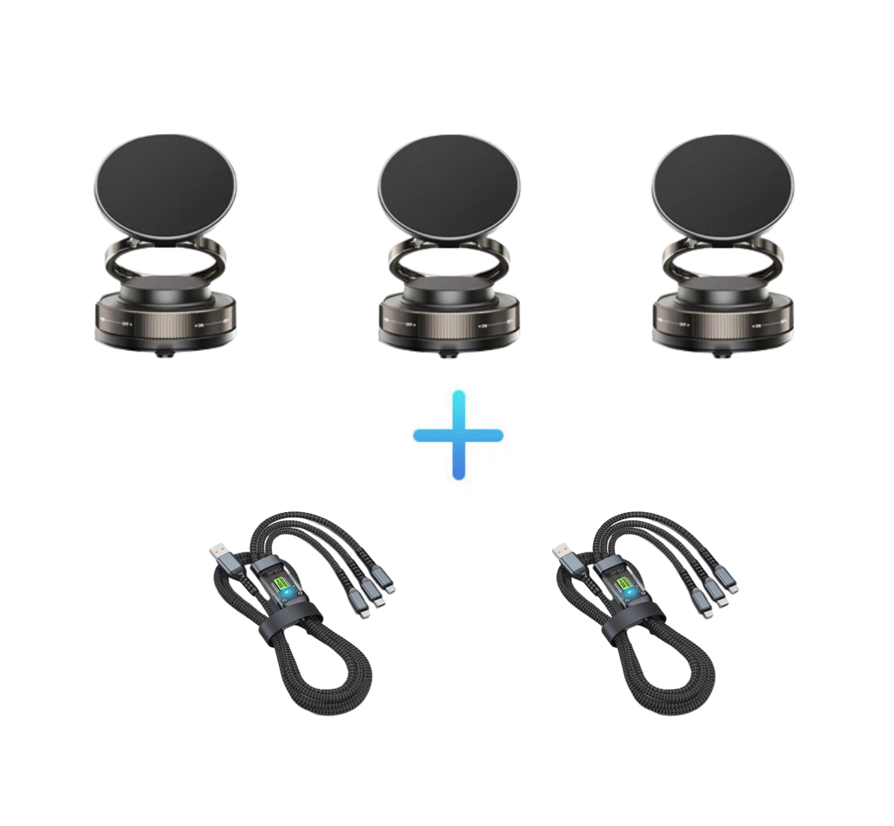 🔥Buy More Save More🔄360° justerbar magnetisk telefonholder med vakuum📱🚗