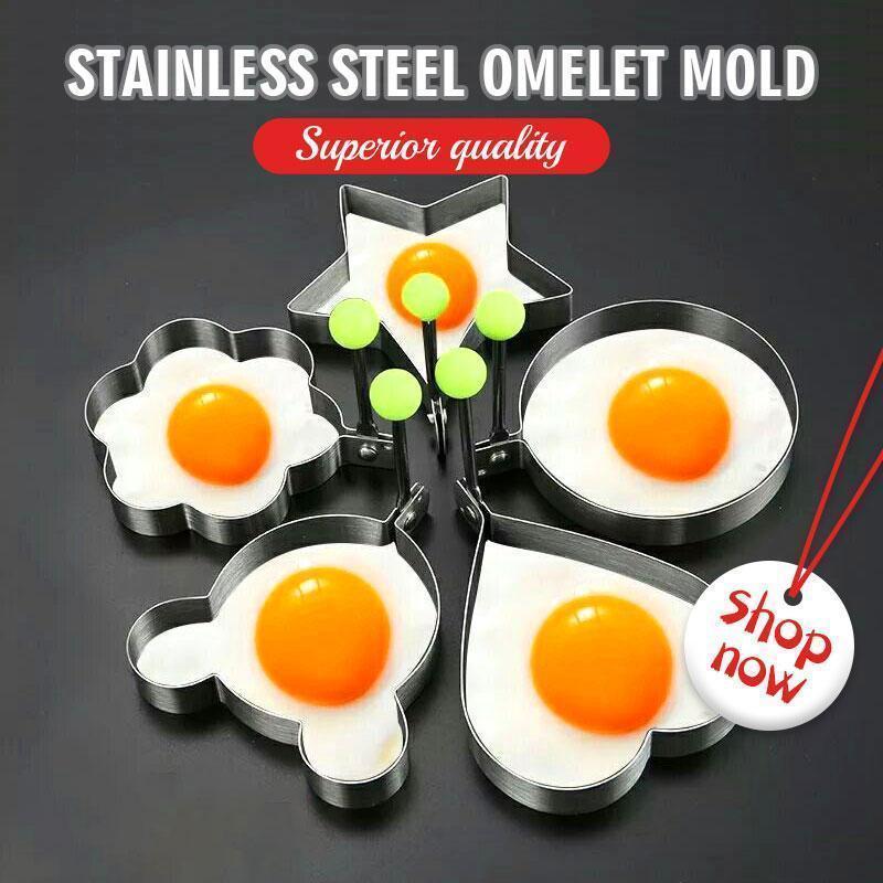 🔥Hotte tilbud – Omelettform i rustfritt stål