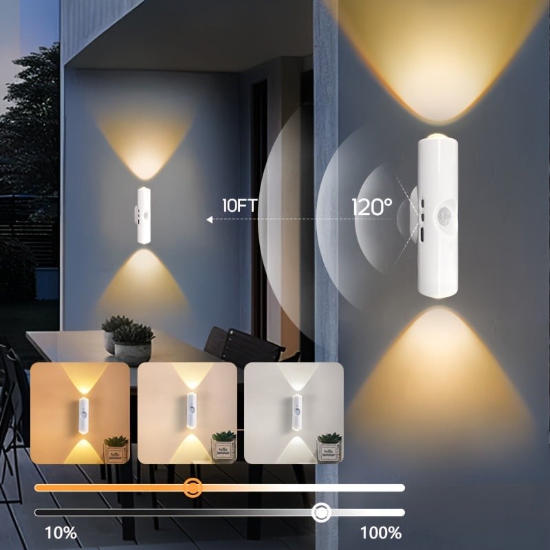 ⏳Nur für kurze Zeit – 50% RABATT⏰Oppladbar smart LED-bevegelsessensor-omgivelsesly