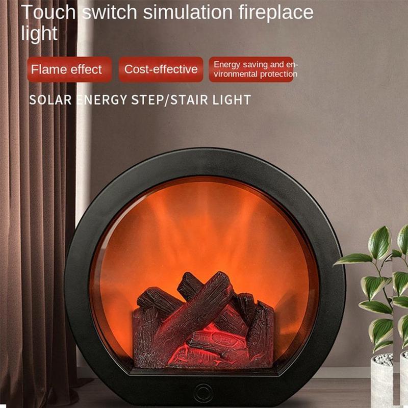 🎁 50 % RABATT! 💥 Flammeløs LED-peislykt – dekorativ lykt – realistisk flamme, trygg og oppladbar 🔥🕯️