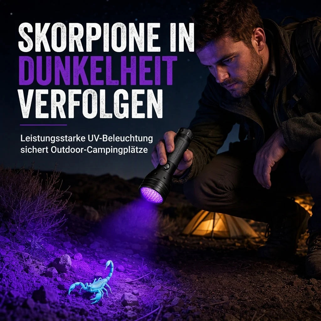 Rechargeable Multi-Function UV Flashlight