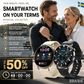 🔥50 % RABATT I BEGRENSET TID | Multifunksjonell Bluetooth-smartklokke ✅ Helhetlig helseovervåking døgnet rundt