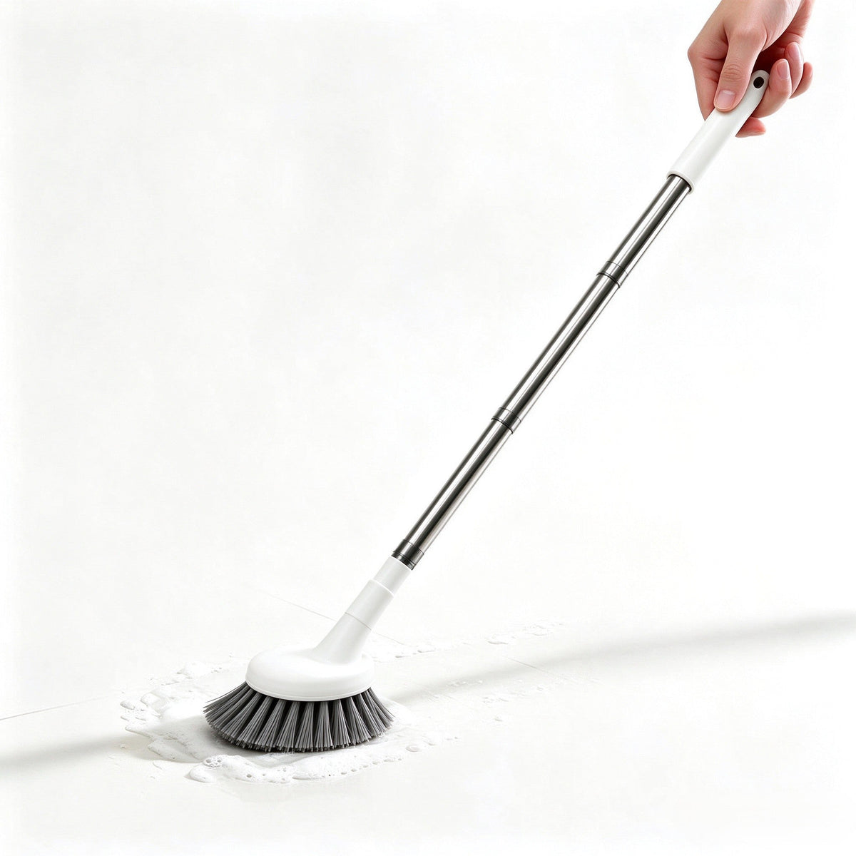 📢 50% OFF NOW! ⏰ Multifunksjonell gulvskrubbebørste med uttrekkbart langt skaft🚽