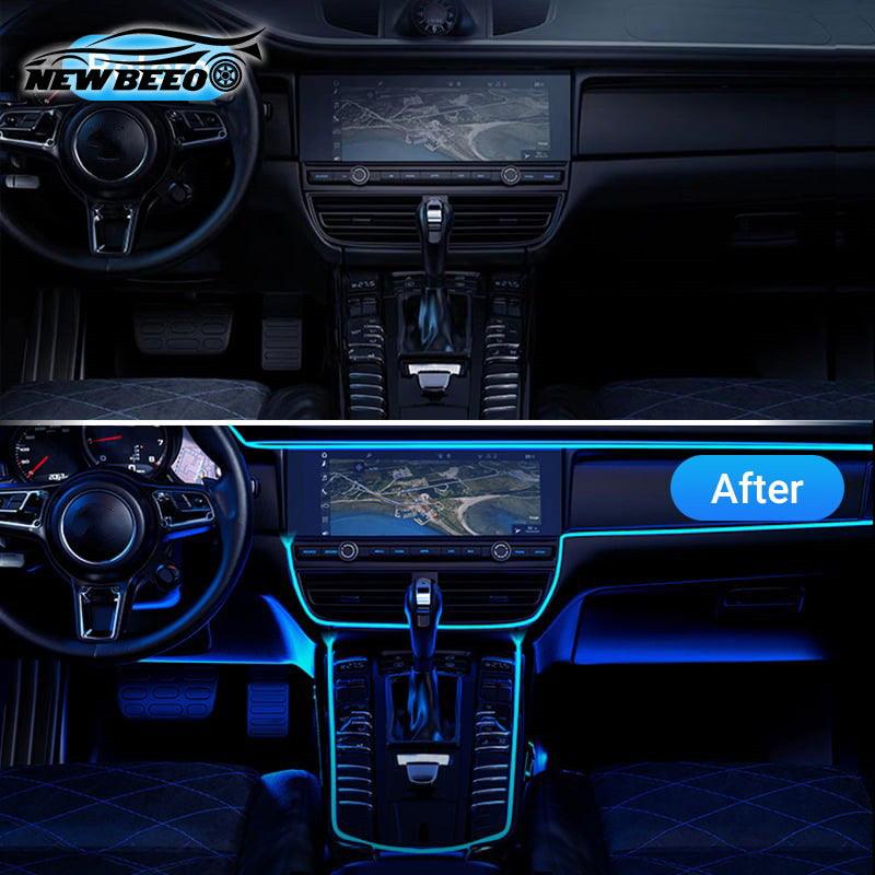 🚗✨ Bilinteriør LED Strip Atmosphere Lights Pro 🌈💡