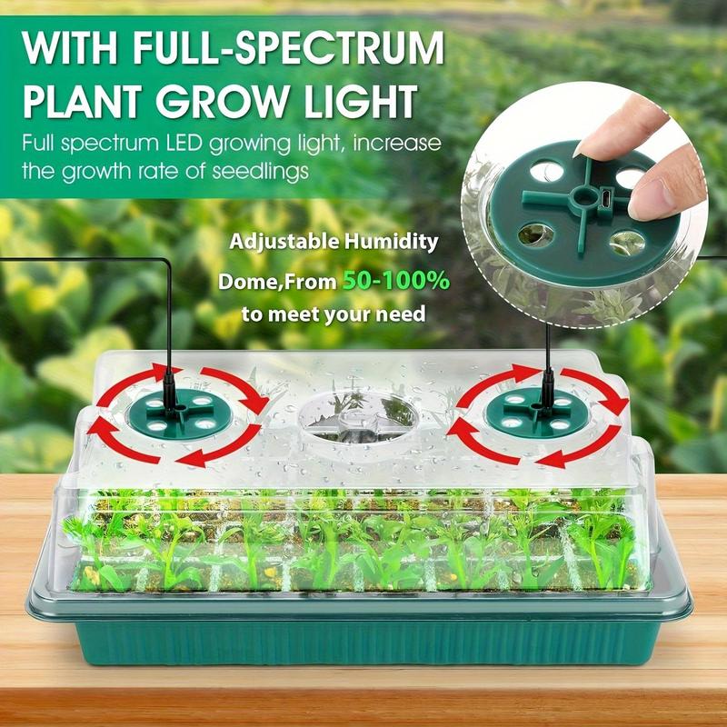 💎 💎 Gronings-brikker med dyrkingslys – Fuktighetsregulering, gjennomsiktige og med fullspektrumlys 🌱💡