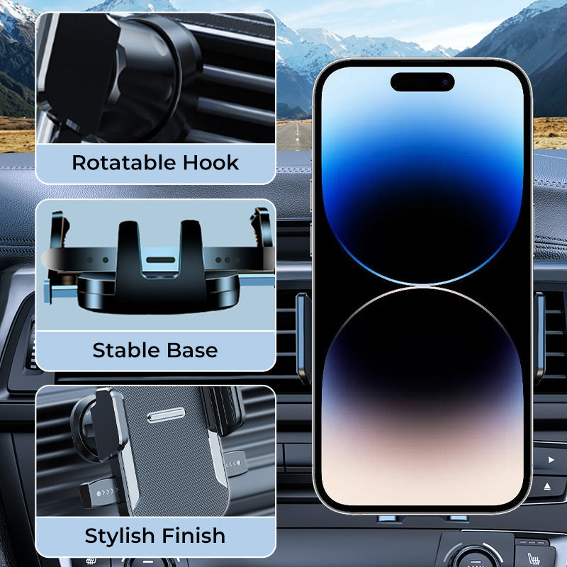 🚗📱 50 % RABATT NU! ✨ Multifunktionell Sugkopps-Telefonhållare för Bil – Stabil, Justerbar & 360° Roterbar 📱🔄