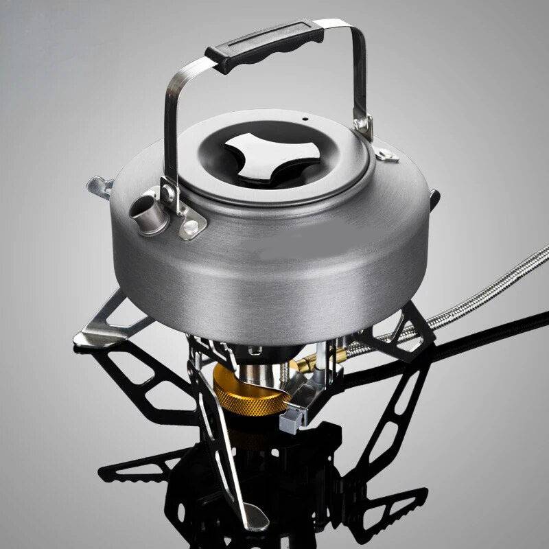 ⛺ 50 % RABATT I BEGRENSET TID! ✨ Campinggassbrenner – 5800 W, Piezo-tenning, vindtett 🔥