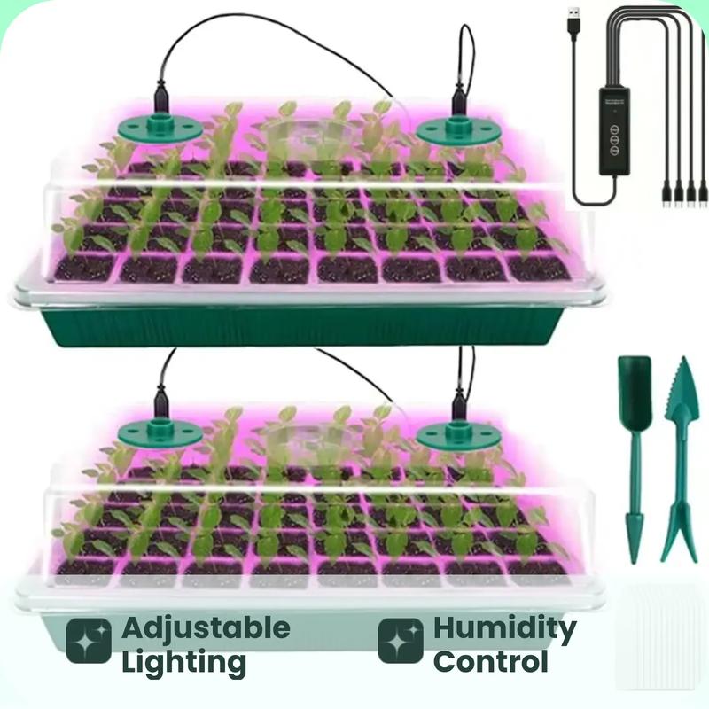 💎 💎 Gronings-brikker med dyrkingslys – Fuktighetsregulering, gjennomsiktige og med fullspektrumlys 🌱💡