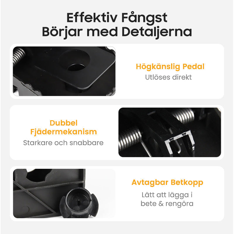 🔥🔥Kjøp 1, få 1 gratis🔥 Kraftig musefelle med høy følsomhet