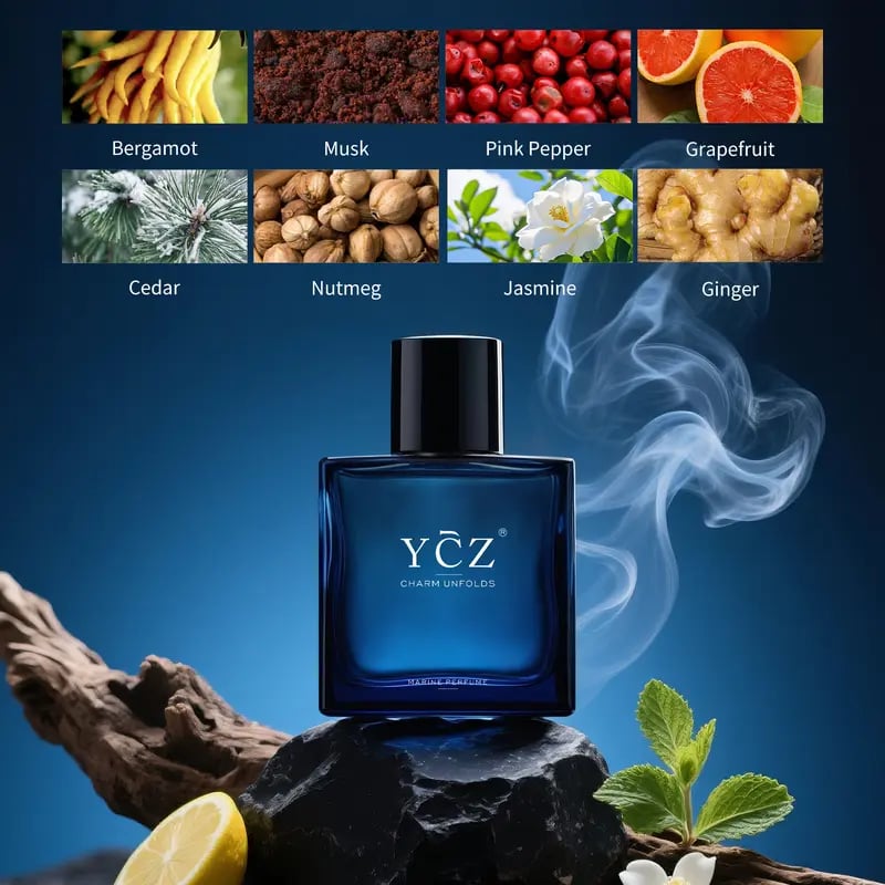 🔥SISTE DAG 50% RABATT⚡YCZ Midnight Marine Eau De Parfum Unisex 50ml