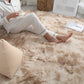 📢 50 % RABATT! 🌈 Plush-gulvmatte med fargeovergang – Ultramyk, sklisikker og vaskbar matte til hjemmet 🛋️