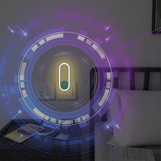 2026 Hot Sale-Frekvenskonvertering Ultralyd Myggdreper med LED-søvnlampe