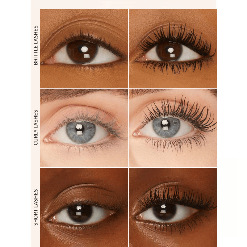 🔥Begrenset tilbud: Kjøp 2 få 1 gratis⚡Tubing Mascara i Svart og Brun, 2-pakking for øyevimpemakeup