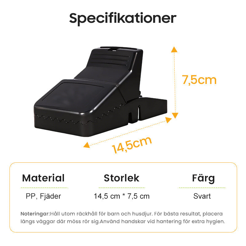 🔥🔥Kjøp 1, få 1 gratis🔥 Kraftig musefelle med høy følsomhet