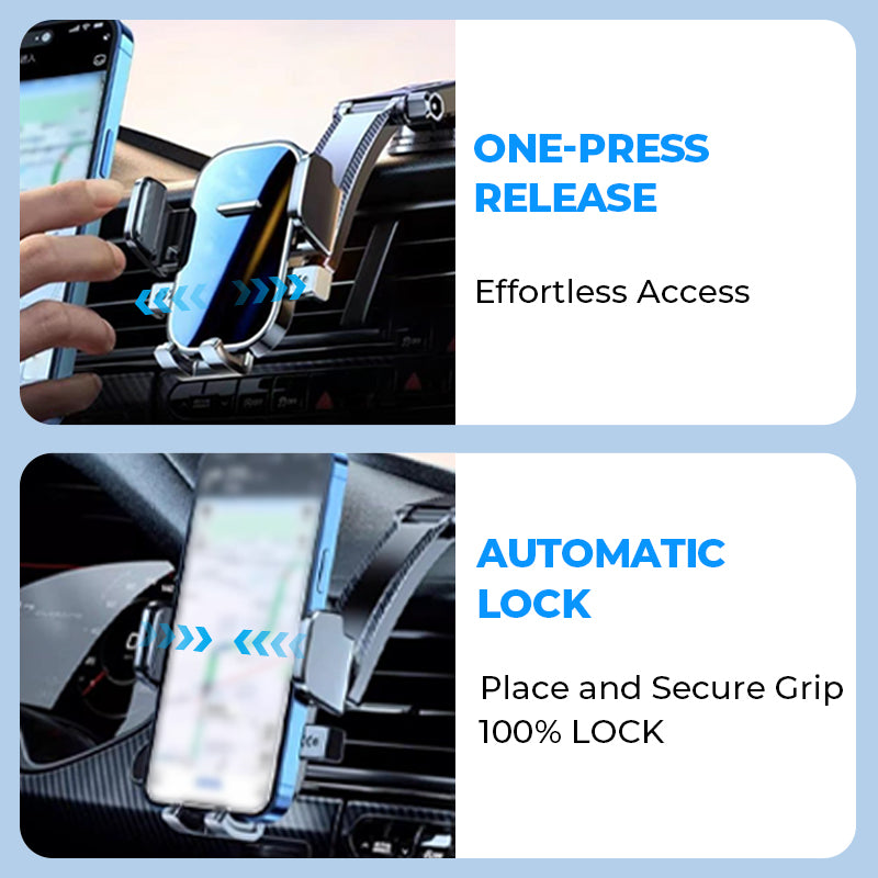 🚗📱 50 % RABATT NU! ✨ Multifunktionell Sugkopps-Telefonhållare för Bil – Stabil, Justerbar & 360° Roterbar 📱🔄