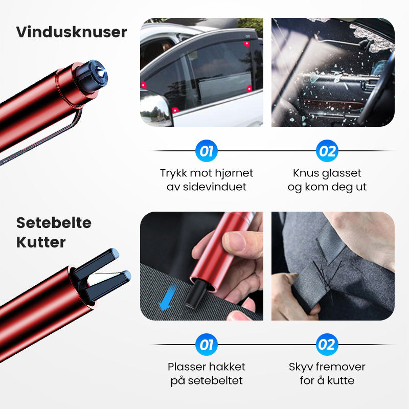2-i-1 Mini Bilvindusknuser